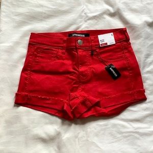 Mid Rise Shorts - Express